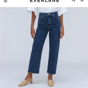 EUC Everlane Way High Jean in Vintage Indigo